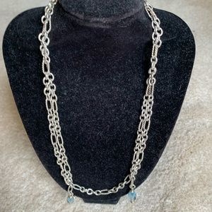 David Yurman topaz necklace